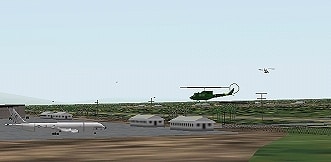FS2000 Pleiku Airbase. Vietnam, Asia. V2