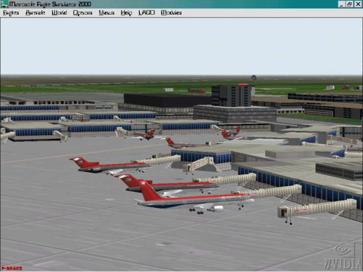 FS2000 Scenery- DETROIT METROPOLITAN WAYNE COUNTY AIRPORT V3.0(update)