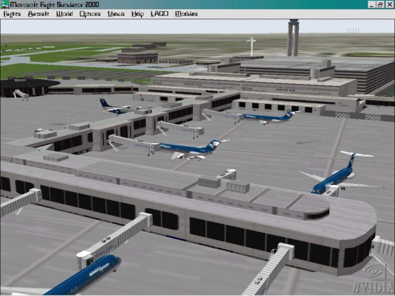 FS2000 Scenery- MILWAUKEE GENERAL MITCHELL INTERNATIONAL AIRPORT ...