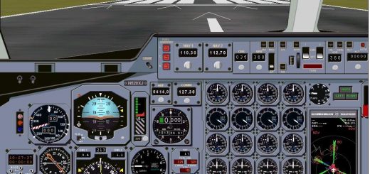 FS2000 panel – Bae-146 / Avro RJ85