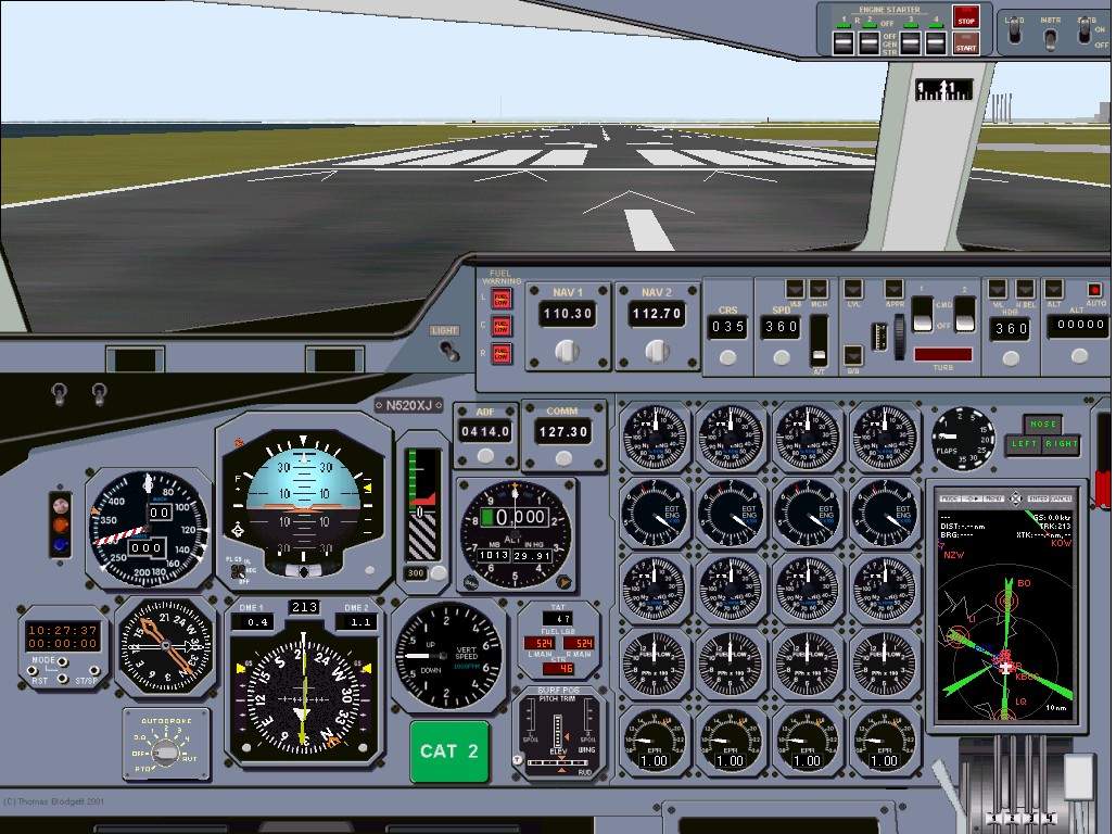 FS2000 panel – Bae-146 / Avro RJ85