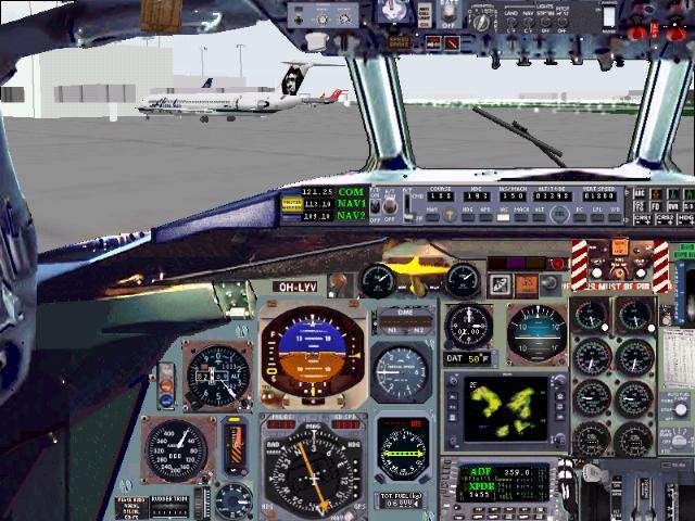 FS2000 panel for DC-9 v2.1