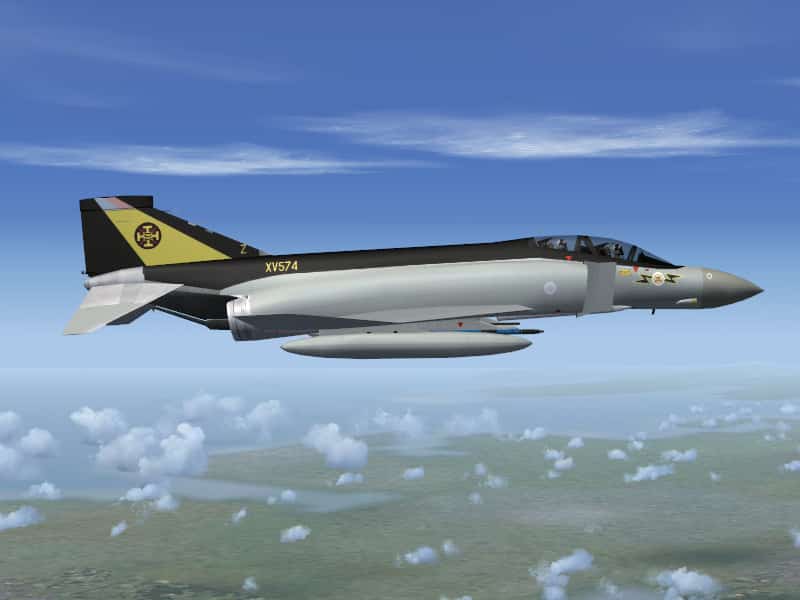 FS2002 / FS2004 AI F-4 Phantom FGR Mk2. AGNT Repaint Pack #2, 12 Textures