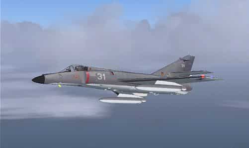 FS2002/2004 Super Etendard no. 31 with External Fuel Tanks Modification