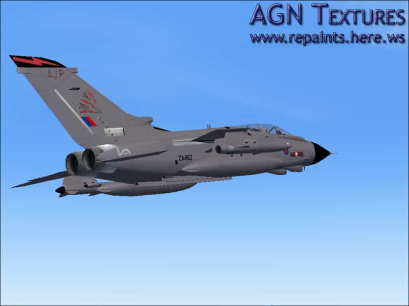 FS2004 AI PANAVIA Tornado GR4 617 Sqn ‘1943-2003’ Textures only