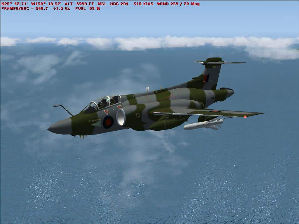FS2004 Buccaneer S2 RAF Camo