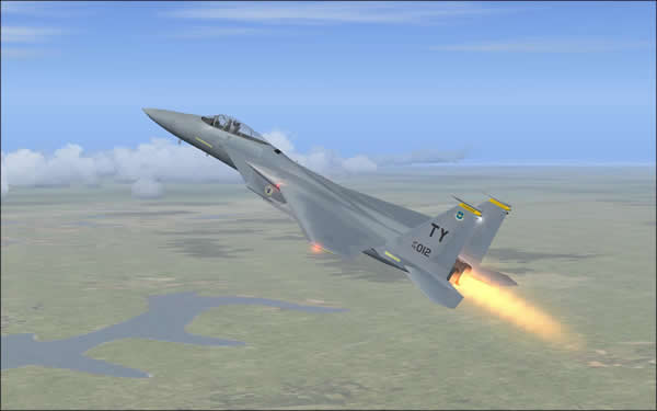 FS2004 F-15C USAF 325th FW 2nd FS “Beagles”Textures only