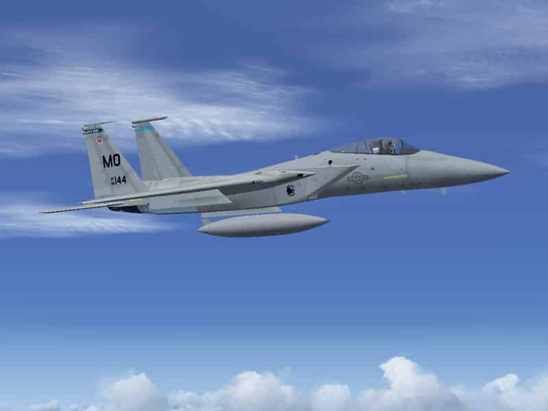 FS2004 F-15C USAF 390th FS Textures Only