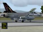FS2004 F-16A MLU M4 Fighting Falcon of the Belgian Air Force in special Textures only