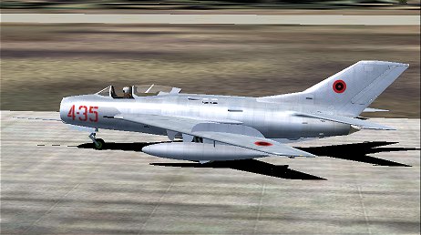 FS2004 F-6S (MiG-19) Textures – Albanian Air Force, 1999