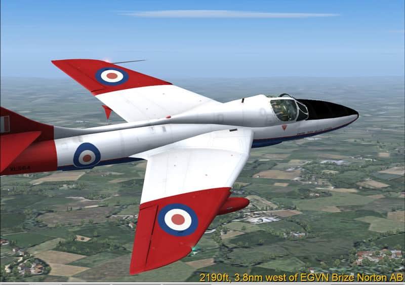 FS2004 Hawker Hunter Trainers Packag