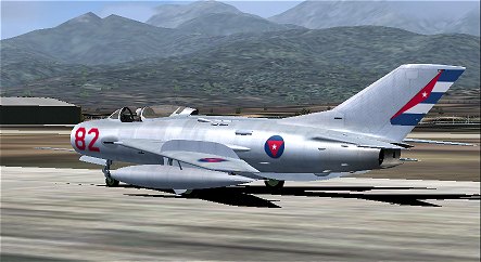 FS2004 MiG-19 Textures – Cuban Revolutionary Air Force, 1968
