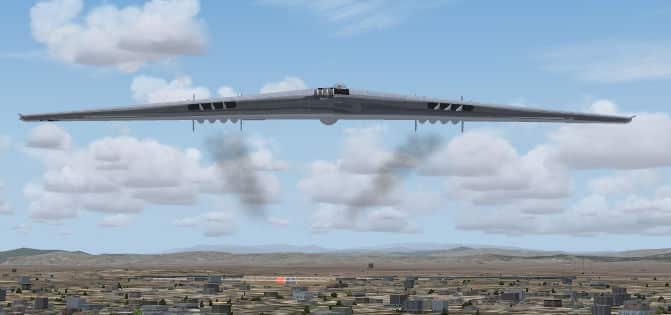 FS2004 Northrop YB-49 “Flying Wing”