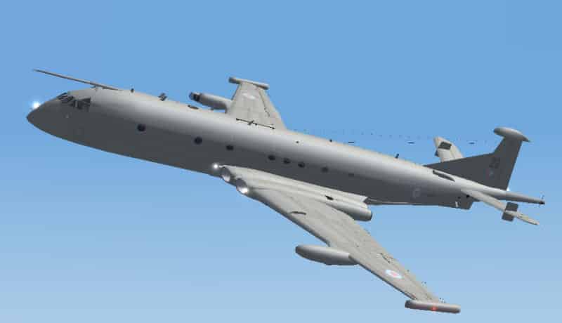 FS2004 Royal Air Force Nimrod R.1 51 SQN 2006 XV229 Textures only