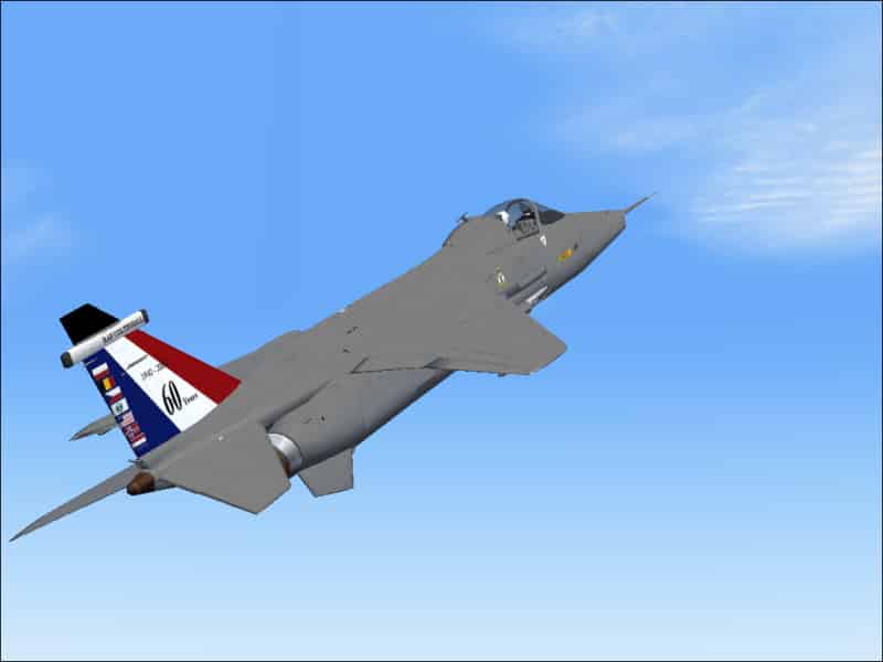 FS2004 SEPECAT Jaguar – 60 Years of RAF Coltishall Textures Only