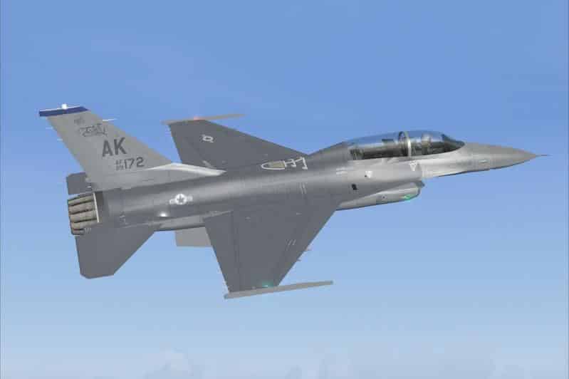 FS2004 USAF F-16DG Fighting Falcon 18th FS/354th FW 89-0172 Textures Only