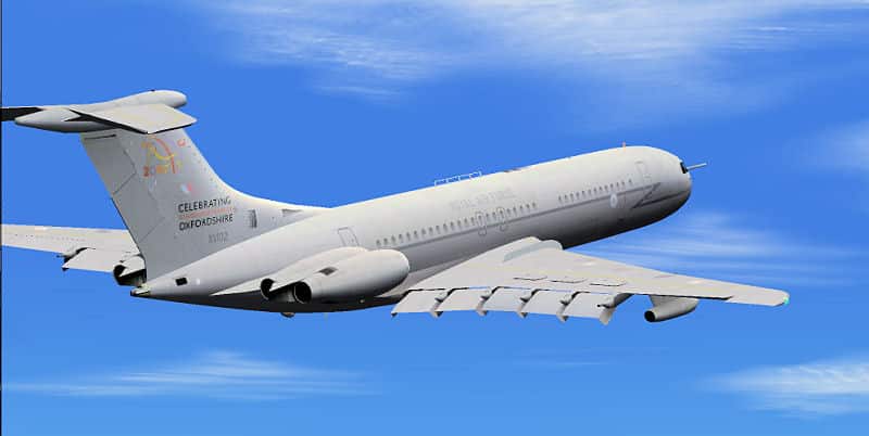 FS2004 Vickers VC-10 RAF 101 Sqn 2007 Oxfordshire textures Only