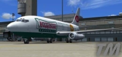 FSX Boeing 737-200 Piedmont (KrispyKreme) Textures