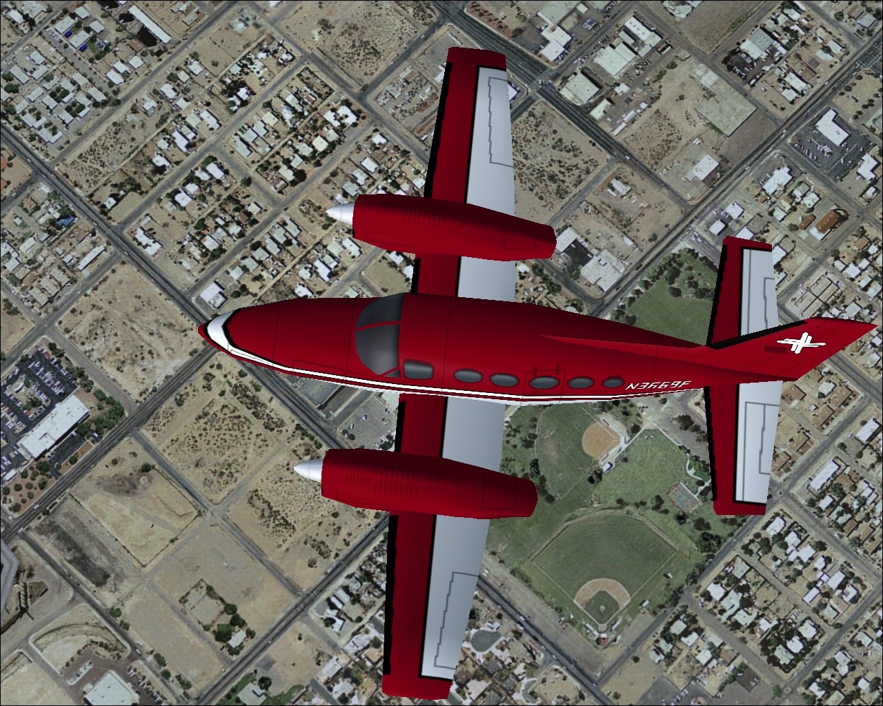 FSX Cessna 421C Golden Eagle made flyable