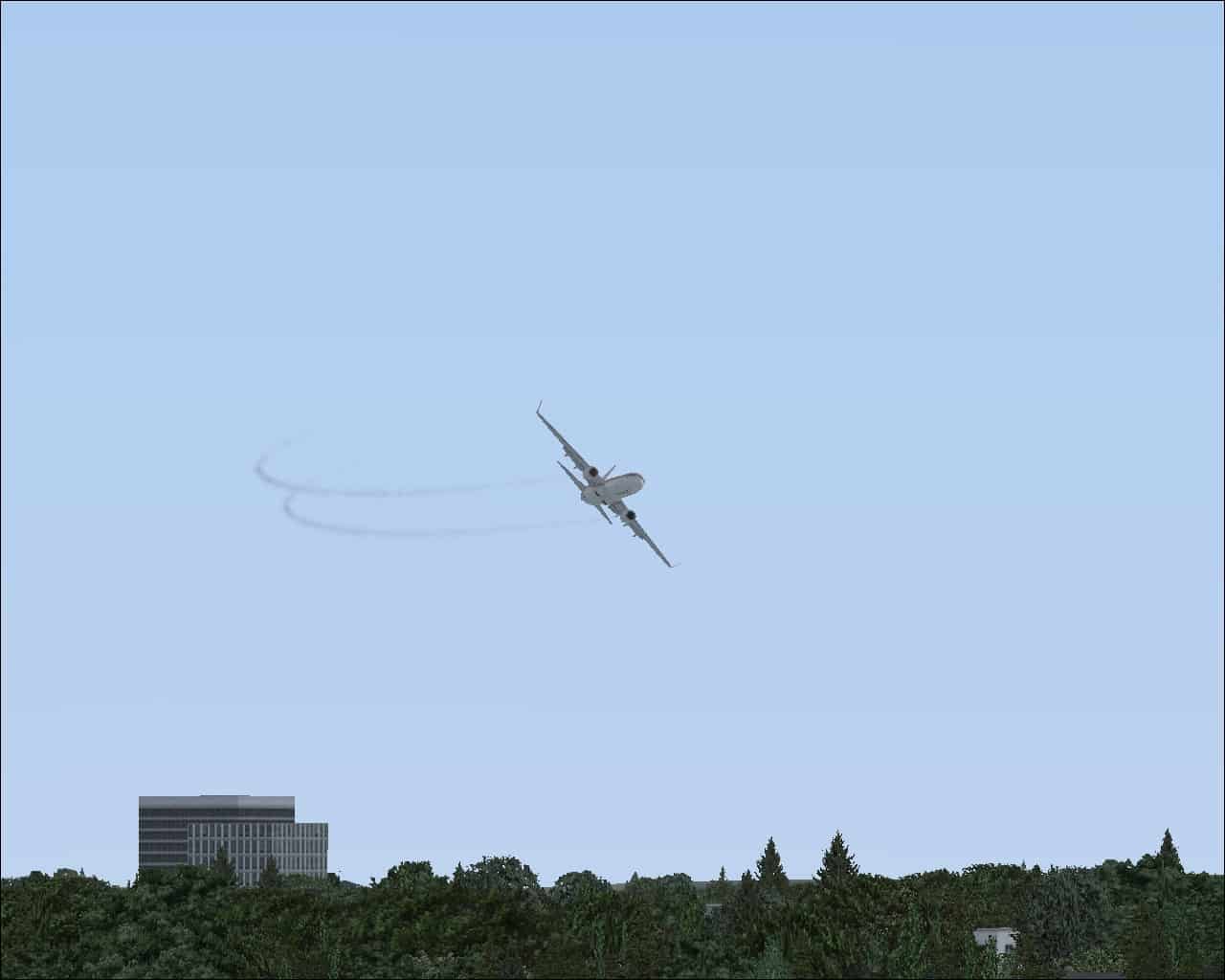 FSX Default 737-800 Engine Smoke