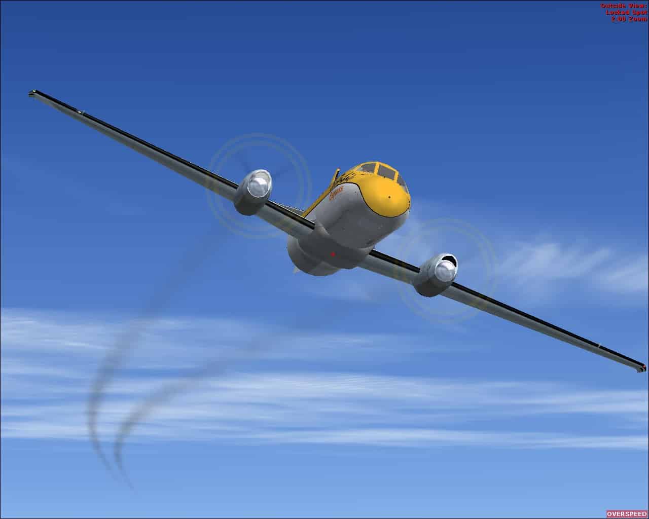 FSX Fairchild Metroliner III Engine Smoke Effect