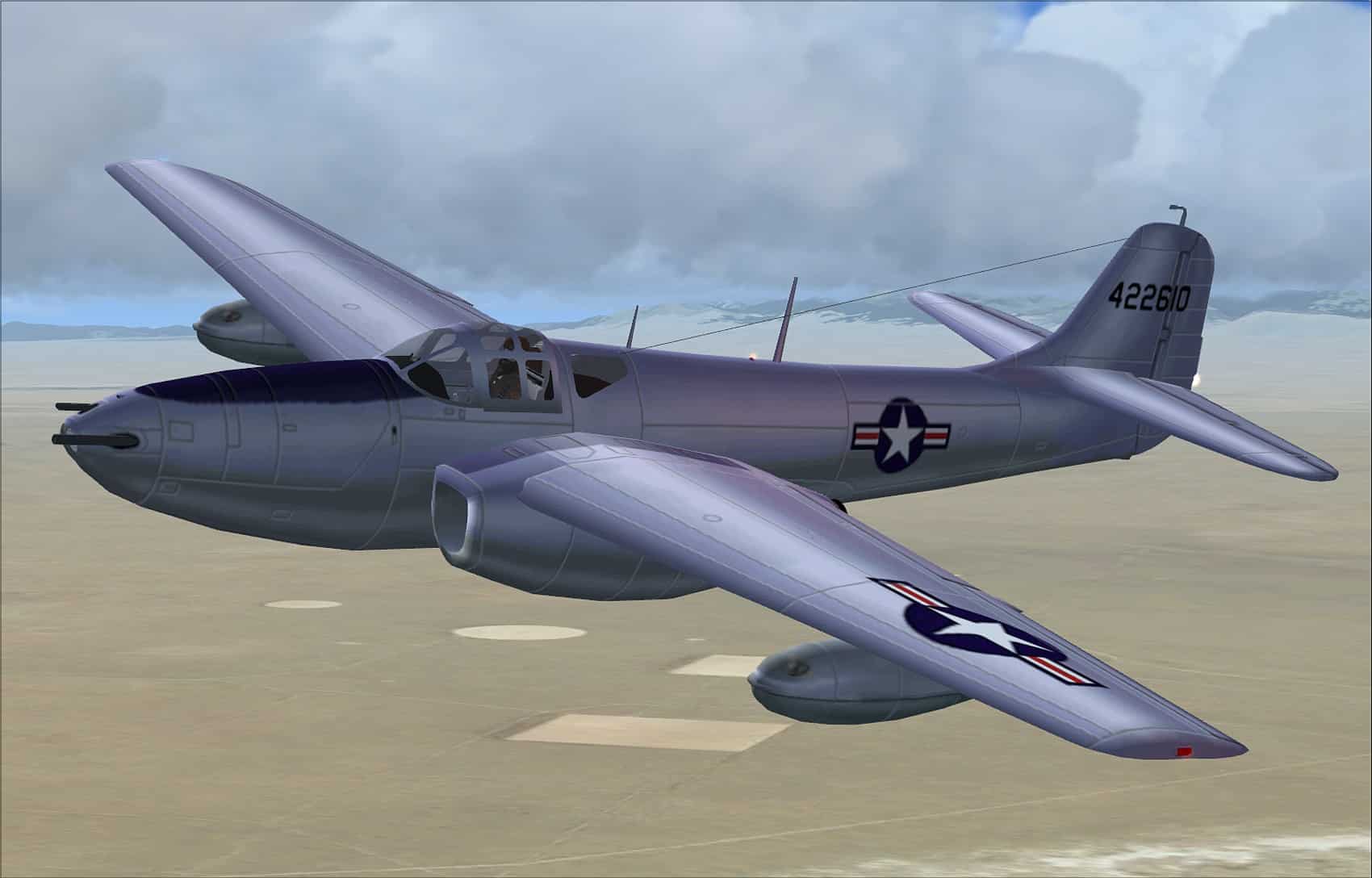FSX update for Kazunori Ito’s Bell P-59A Airacomet
