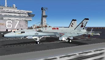 FSX/FS2004 F/A-18F Super Hornet VFA-86 Sidewinders Textures Only
