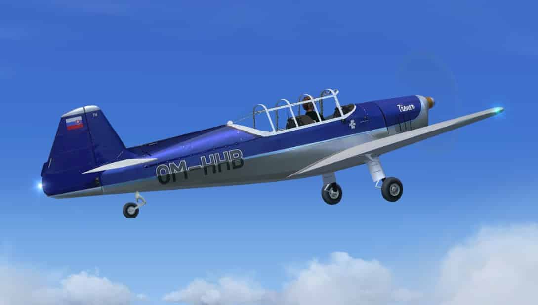 FSX/FS2004 Zlin Z-126 OM-HHB Textures