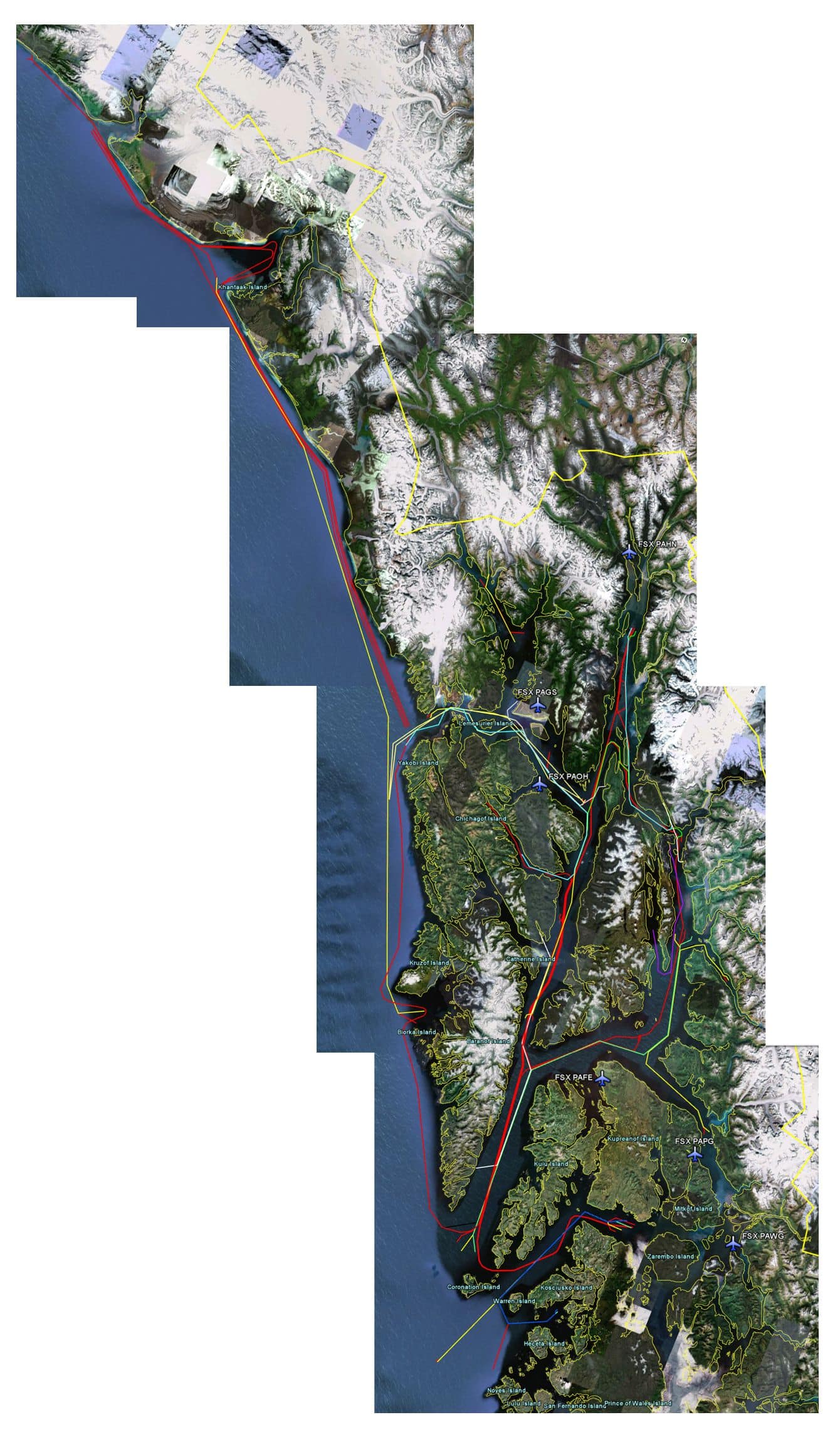 Fictional Carrier AI Traffic in Alaska