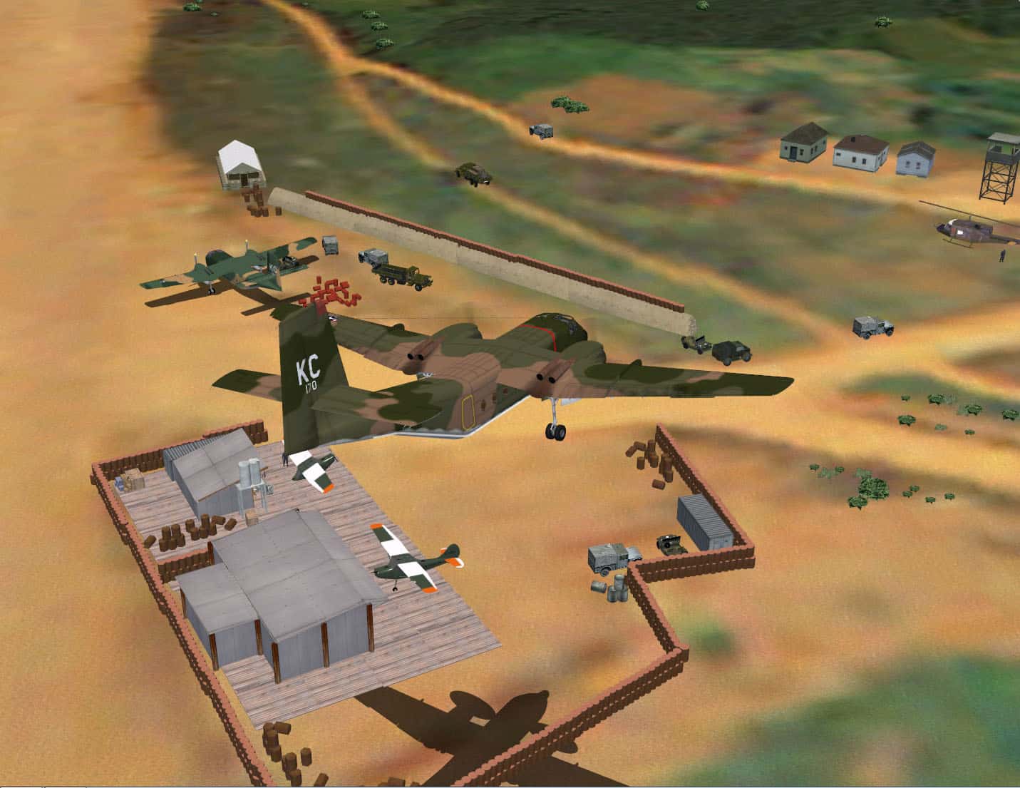Gia Nghia – Home of the Pterodactyls Photo Scenery for FSX Vietnam War project