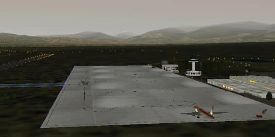 Granada, Spain, scenery for FS2000