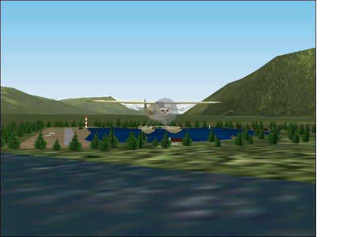 Green Lake FS2000 Alaska Scenery