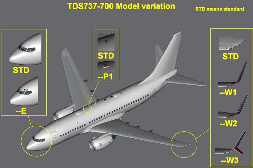 TDS Boeing 737-700 Base Package