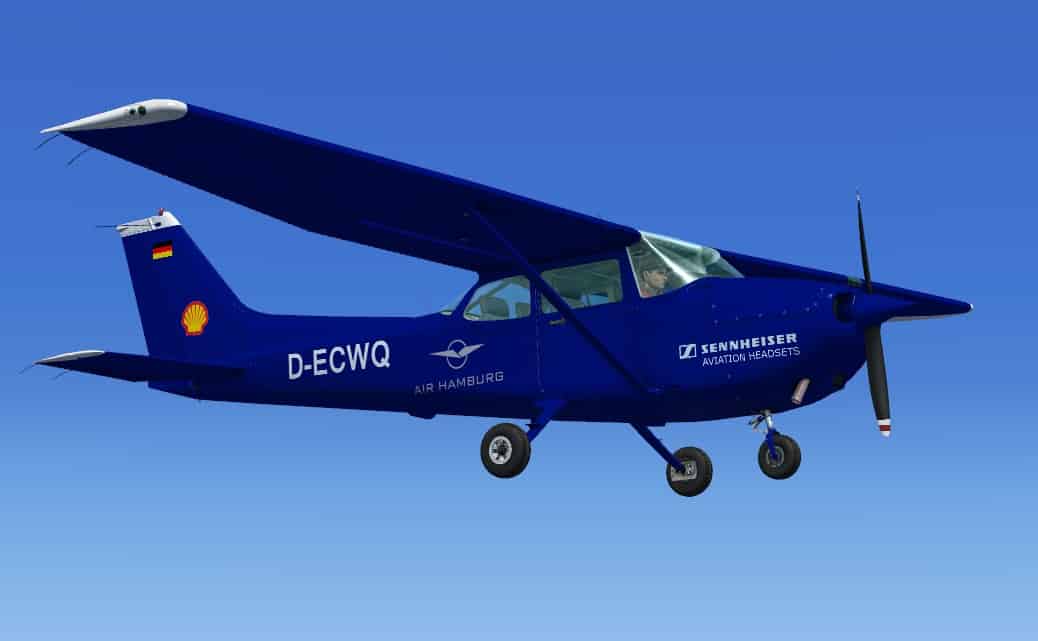 A2A Cessna 172 Air Hamburg Textures