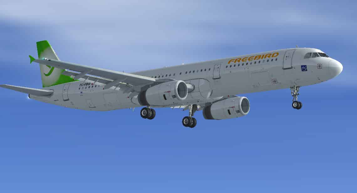 A321 Freebird Airlines Textures