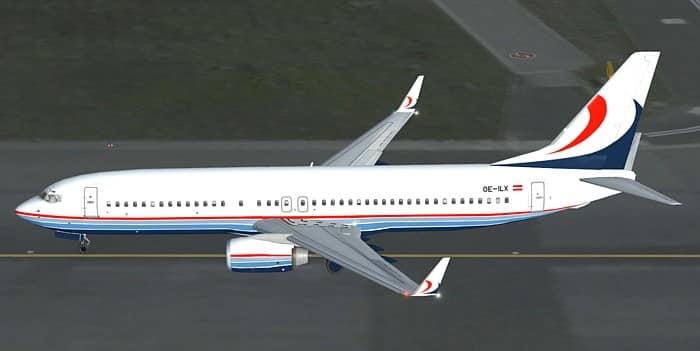 Boeing 737-800 Global Jet Austria textures