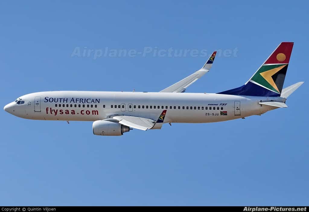 Boeing 737-800 South African Airways Photoreal Textures
