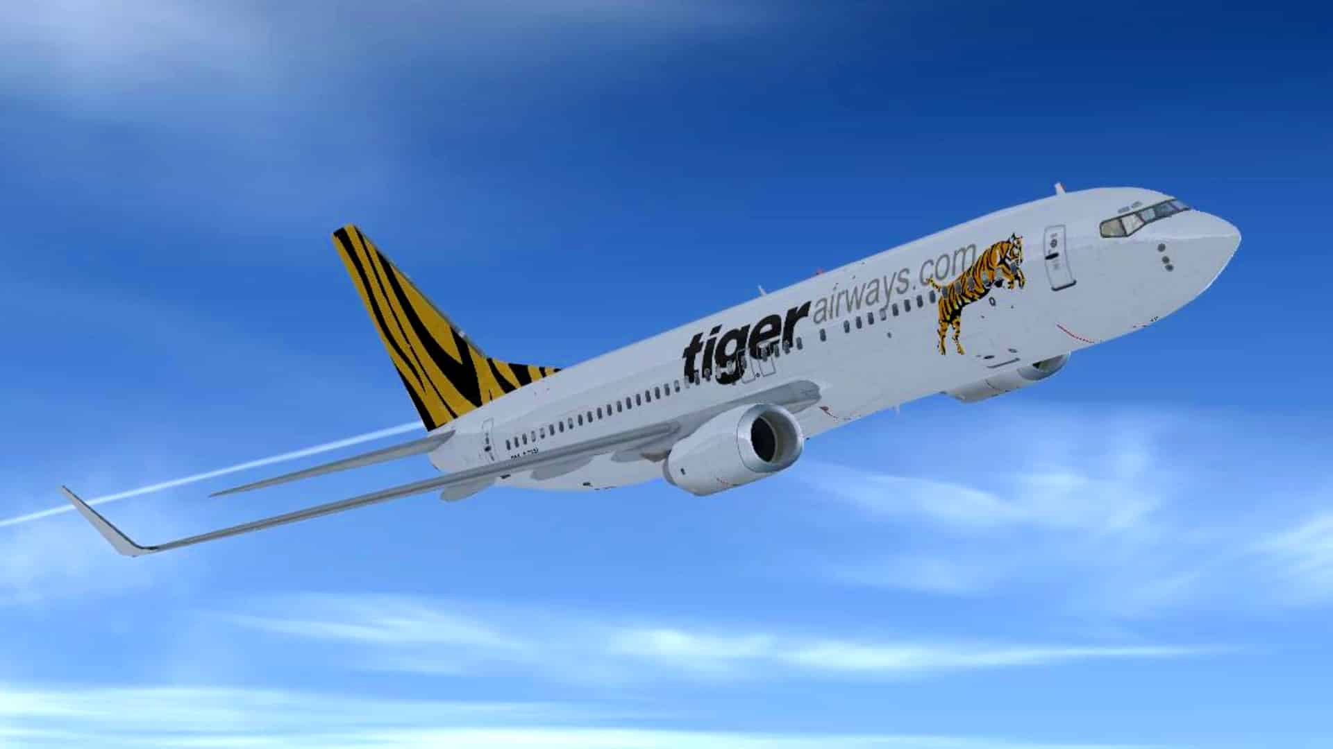 Boeing 737-800 Tiger Airways Textures