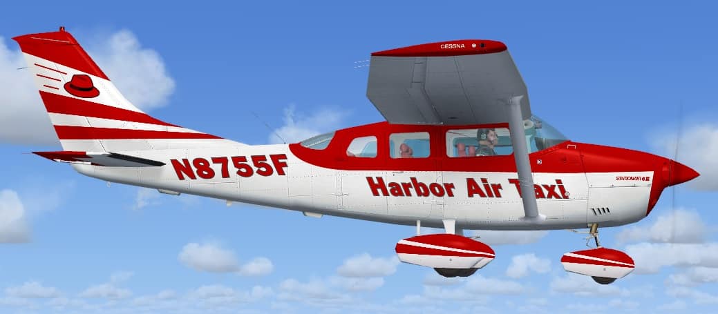 Carenado Cessna 206 N8755F textures