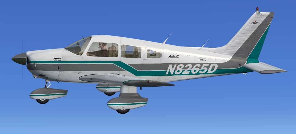Carenado Piper PA-28-181 Archer II N8265D textures