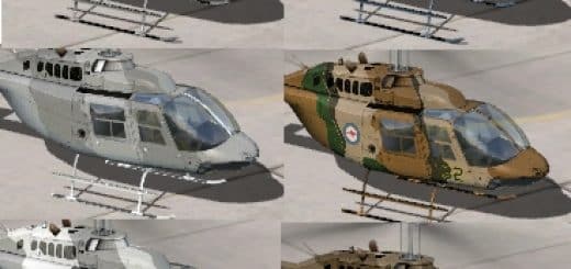 FSX Bell Jetranger Camouflage Schemes