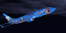 FSX Boeing 737-800 Alaska Air Disney Textures