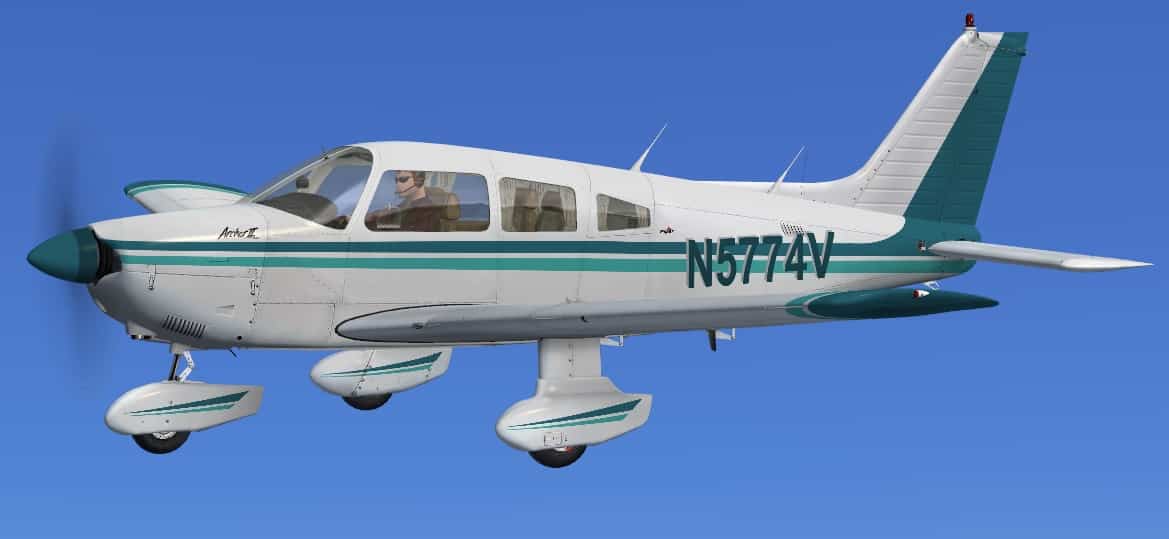 FSX Carenado Piper PA-28-181 Archer II N5774V textures