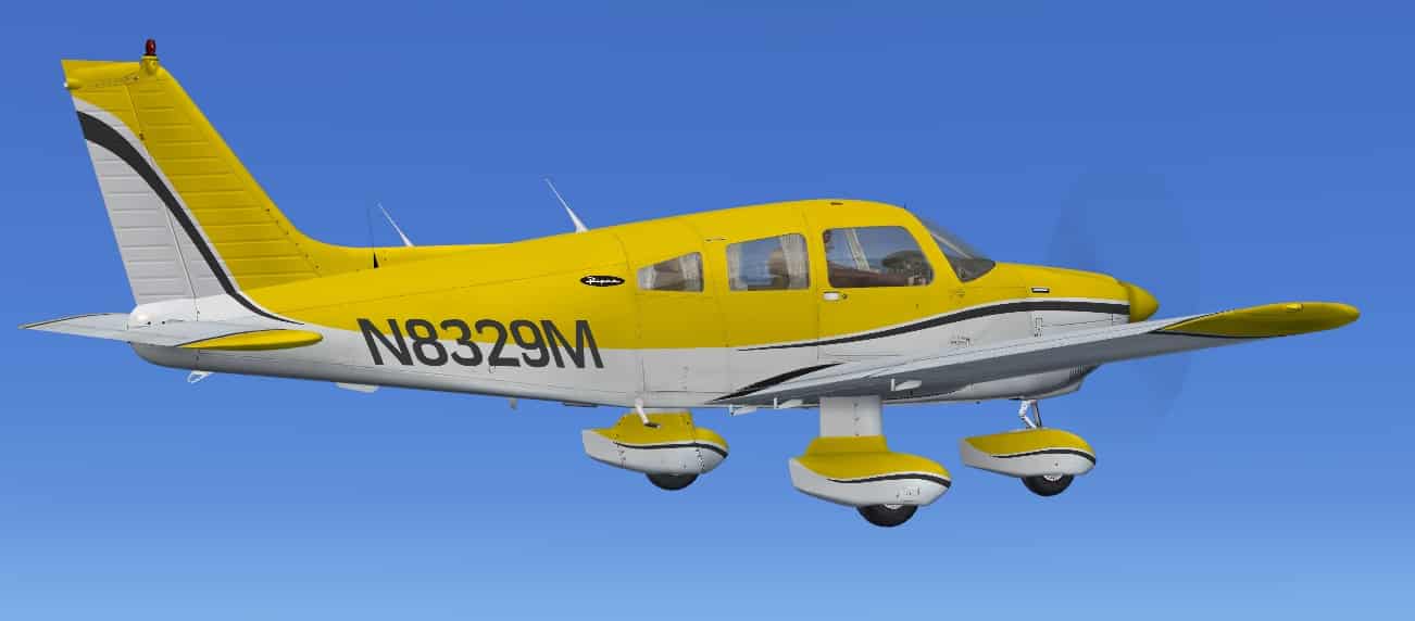 FSX Carenado Piper PA-28-181 Archer II N8329M textures