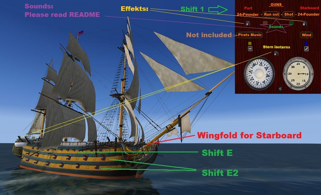 FSX Ship Of The Line HMS Victory