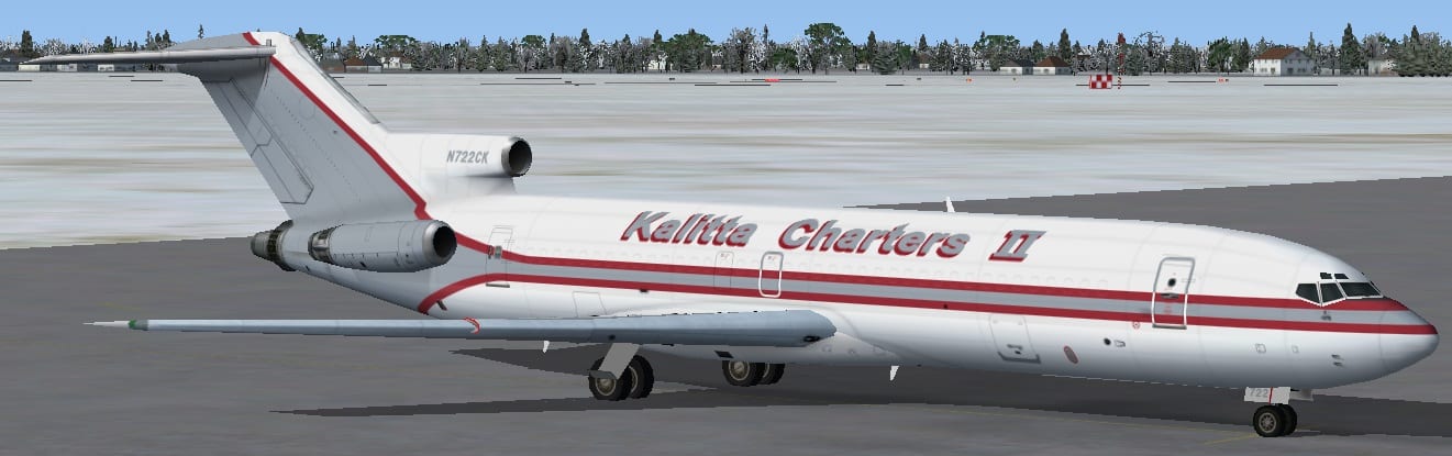 Kalitta Charters Boeing 727 Flyable Package.