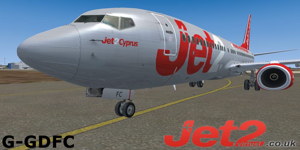 PMDG Boeing 737-800WL JET2 G-GDFC Textures