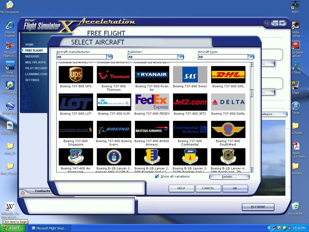 Professional Thumbnails - Microsoft Flight Simulator X Mod