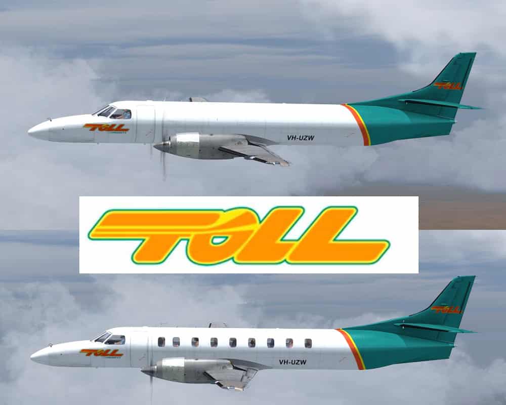 Razbam Metroliner TOLL Priority VH-UZW Textures