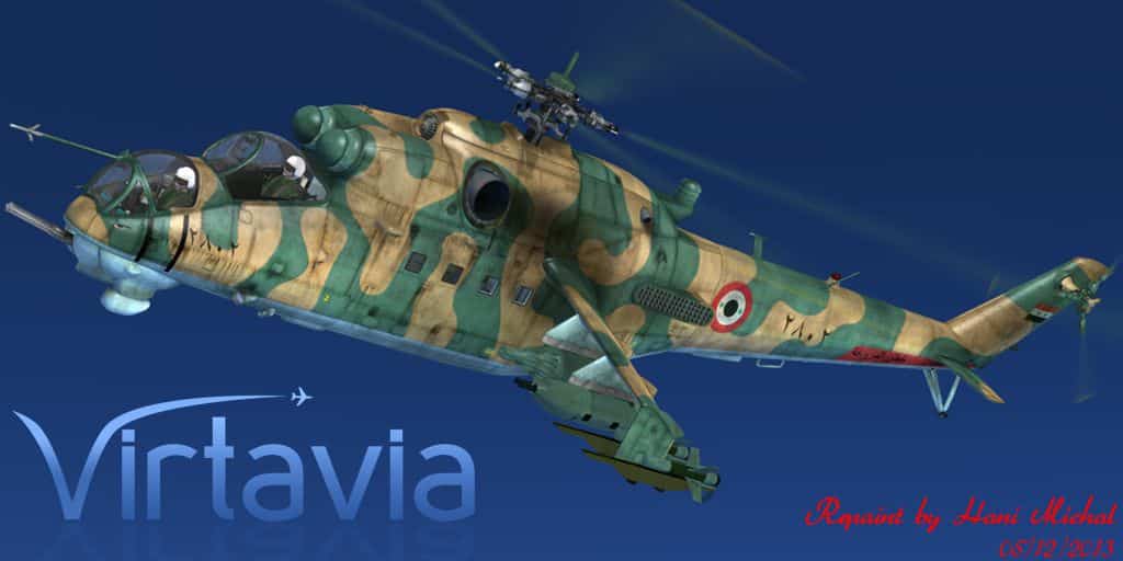 Virtavia Mi-24 ‘Hind-D’ Syrian Air Force Textures